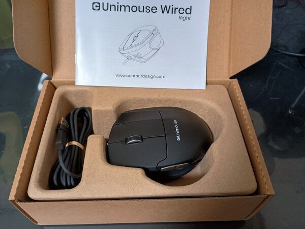 Unimouse Wired Right 右手用 有線マウス ブラック 未使用 高性能