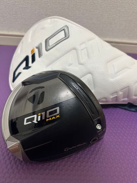 テーラーメイド QI10 MAX ドライバー 10.5° ヘッド単品 日本仕様 ヘッドカバー付