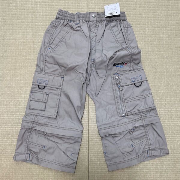 新品タグ付き カジュアルパンツ カーゴパンツ キッズ150 ハーフパンツ 7分丈パンツ