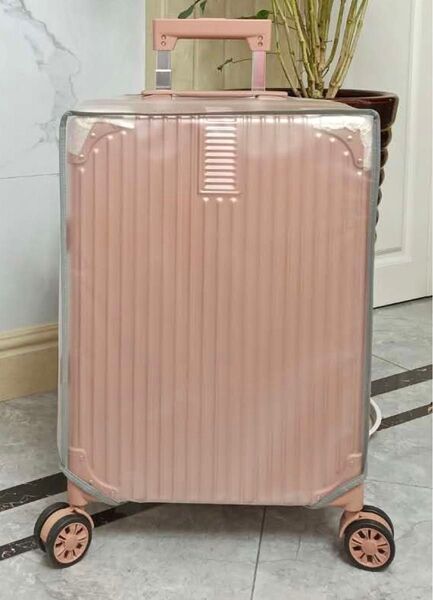 新品 防水 透明 スーツケースカバー キャリーカバー キラゲッジカバー 旅行 28インチ
