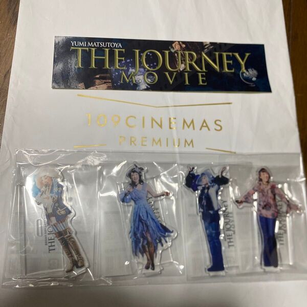 ユーミン アクリルスタンド4体セット THE JOURNEY MOVIE 特典ステッカーおまけします