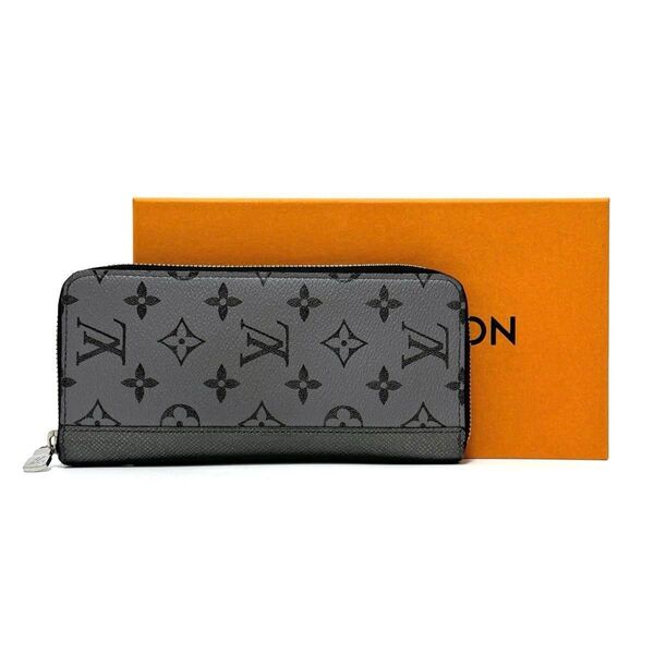 ルイヴィトン M30841 タイガラマ ジッピーウォレット ヴェルティカル 長財布 グレー モノグラム LOUIS VUITTON
