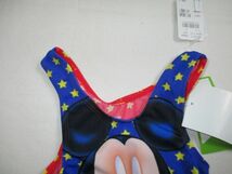 ZV787【Disney】baby　ミッキィー　新品　ストレッチ　水着　ワンピース　男児　青・赤　70_画像3