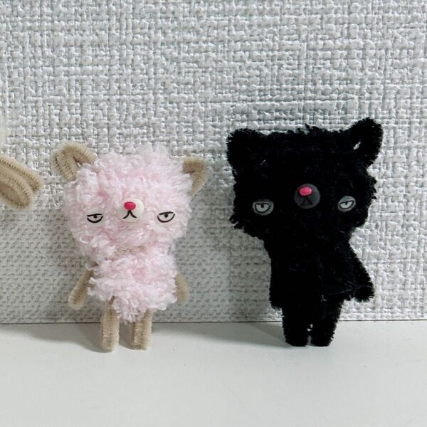らぴのもり 様 ハンドメイド作品 モール あみぐるみ 手芸 ハンドメイド ぬいぐるみ 2点セット