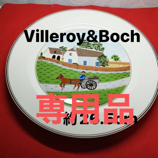 専用品 廃盤品 Villeroy&Boch ビレロイボッホ ディナー 皿 絵皿 Naif ナイーフ