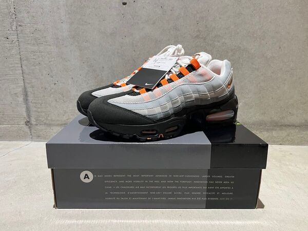 ★新品 NIKE AIR MAX 95 OG Big Bubble “BRIGHT MANDARIN” US9(JP27㎝)