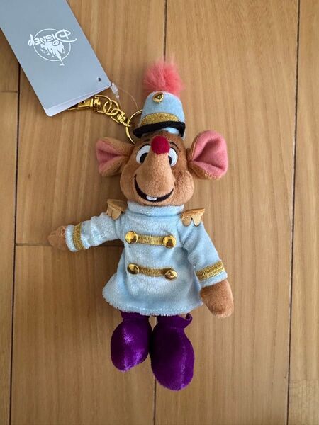 ディズニーストア ジャック シンデレラ ぬいぐるみキーホルダーWISHING YOU A LOVELY DAY