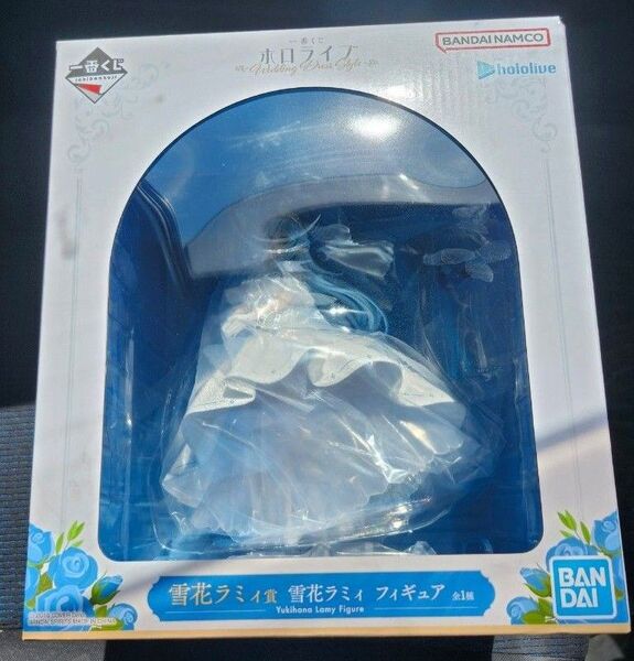一番くじ ホロライブ ~Wedding Dress Style~ 雪花ラミィ賞 雪花ラミィ フィギュア クリアファイル 缶バッジ