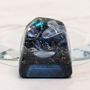 ■+水面+海月ノプリズムキーキャップver2.0□ハンドメイドキーキャップ□■