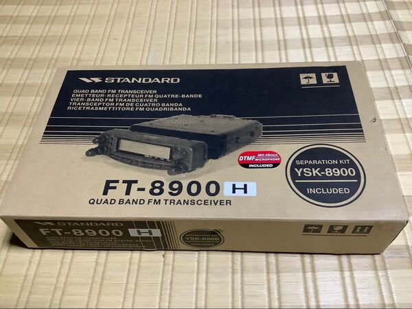 アマチュア無線 FT-8900H YSK PKG スタンダード 29/50/144/430MHzの4バンドモービル 説明書なし