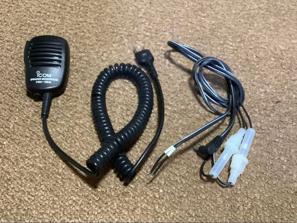 アイコム スピーカーマイクHM-186+DCコード