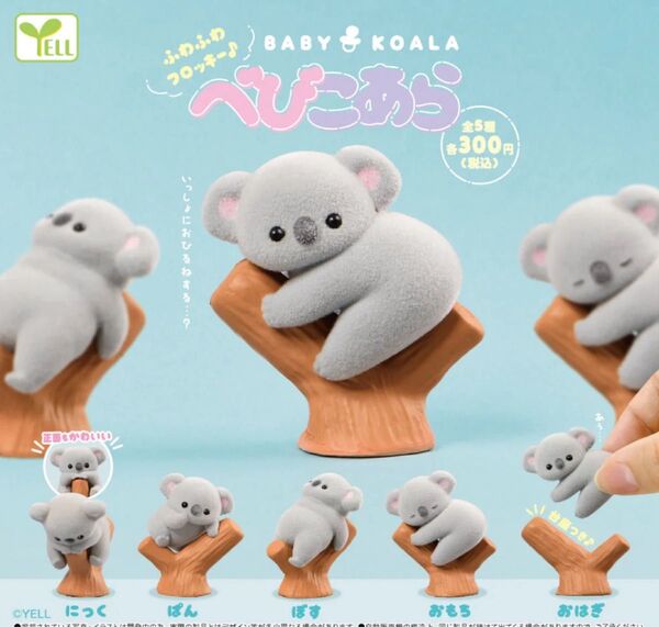 べびこあら 全5種 BABY KOALA ガシャポン ガチャ
