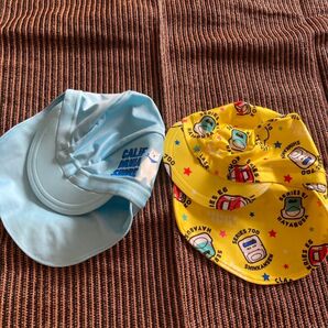 キッズ水着 プール帽子 水着帽子 水泳帽子 帽子 フリーサイズ 2枚セット売り