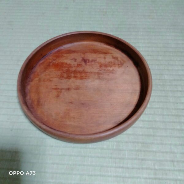 桂材の盆 めずらしい逸品 丸盆 煎茶盆 木製 天然木