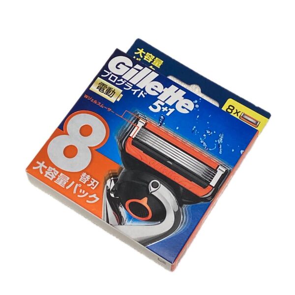 ジレット プログライド 電動タイプ 5枚刃 替刃 8個入 × 1セット 新品