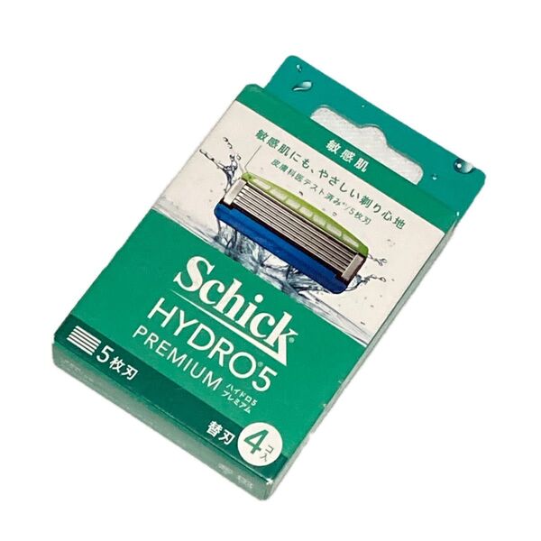 シック ハイドロ5 プレミアム 敏感肌用 5枚刃 替刃 4個入 × 1セット 新品