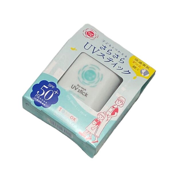 紫外線予報 さらさらUVスティックF SPF50+ PA++++ 15g こどもとつかえるさらさらUVスティック 新品