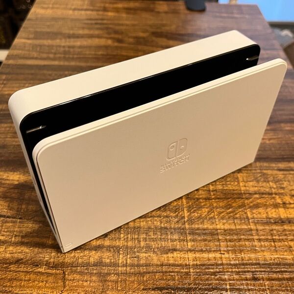 ●Nintendo Switch 有機ELモデル ドック●ホワイト●純正ACアダプター●社外品HDMIケーブル付き●