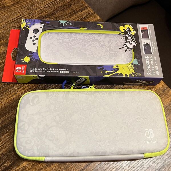 ●Nintendo Switchキャリングケース スプラトゥーン3エディション●画面保護シート付き●