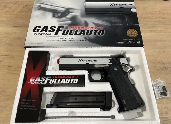 東京マルイ ガスブローバック ハイキャパエクストリーム Hi-CAPA 4.3 美品 フルオート マシンピストル GBB ガスガン