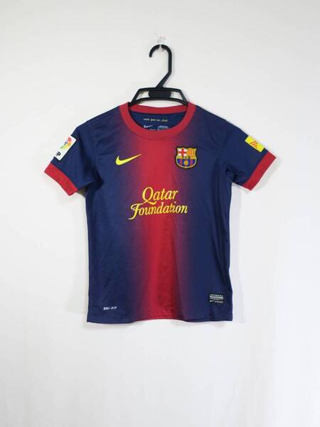 バルセロナ 12-13 ホーム ユニフォーム ジュニアS 130-140cm ナイキ NIKE Barcelona サッカー シャツ ジュニア キッズ 子ども