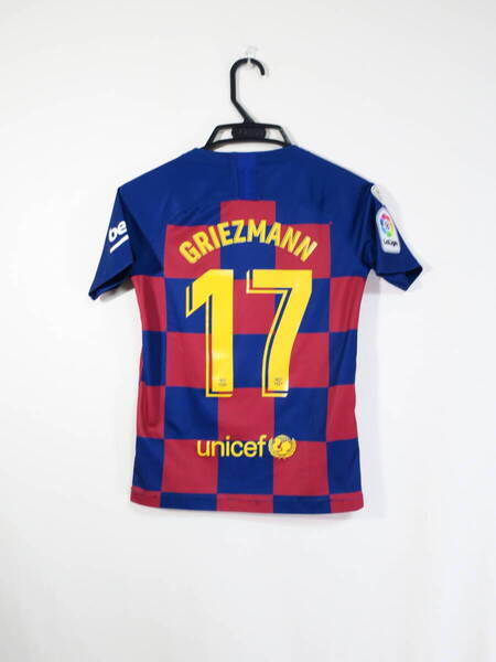 バルセロナ グリーズマン 19-20 ホーム ユニフォーム ジュニアM 140-150cm ナイキ NIKE Barcelona サッカー シャツ ジュニア キッズ