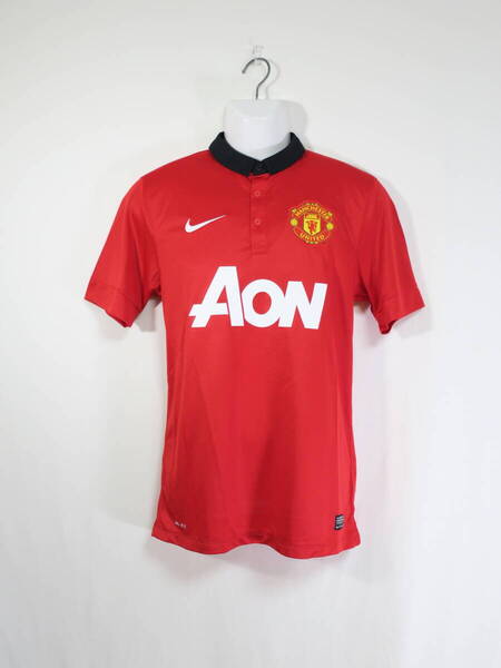 マンチェスター・ユナイテッド 13-14 ホーム ユニフォーム S ナイキ NIKE Manchester United サッカー シャツ