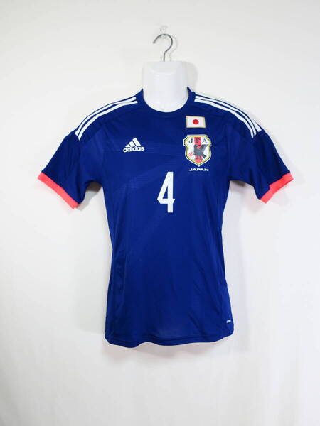 日本代表 #4 HONDA 本田圭佑 2014 オーセンティック ホーム ユニフォーム S アディダス ADIDAS Japan 選手仕様 シャツ