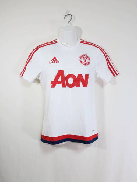 マンチェスター・ユナイテッド プラクティスシャツ ユニフォーム S アディダス ADIDAS Manchester United サッカー トレーニングウェア
