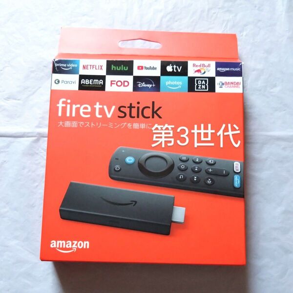 箱付き Amazon ファイヤースティック 第3世代 互換リモコン付属 Fire TV Stick