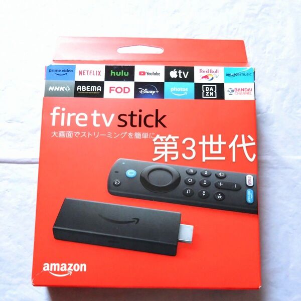箱付き Amazon ファイヤースティック 第3世代 互換リモコン付属 Fire TV Stick