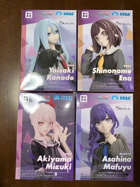 プロジェクトセカイ カラフルステージ 初音ミク Desktop 東雲絵名 宵崎奏 朝比奈まふゆ 暁山瑞希 フィギュア プロセカ