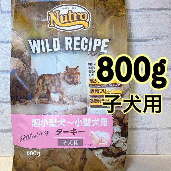 ニュートロ ワイルドレシピ 子犬用 ターキー 800g 総合栄養食
