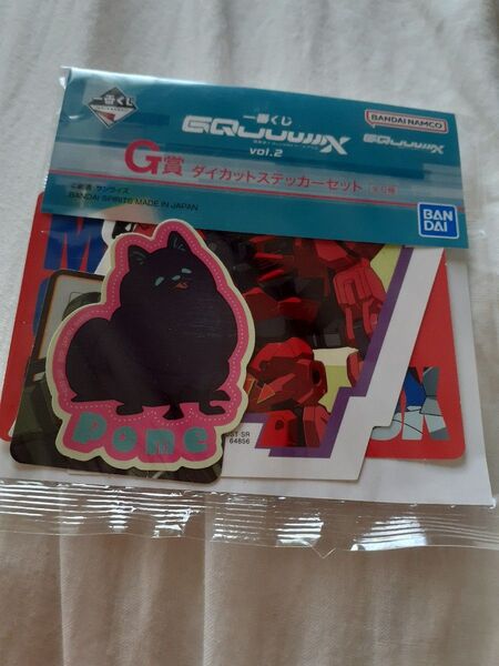 一番くじ 機動戦士Gundam GQuuuuuuX ジークアクス vol.2 G賞 ダイカットステッカーセット 3