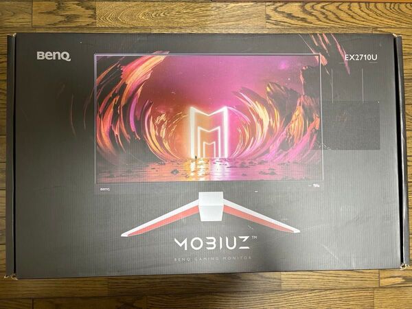 BenQ MOBIUZ EX2710U ゲーミングモニター 27インチ 4K 144Hz IPS ホワイト スピーカー内蔵