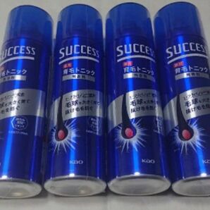4本 セット 花王 サクセス 薬用 育毛トニック 無香料 180g 育毛剤 医薬部外品 ヘアケア トニック