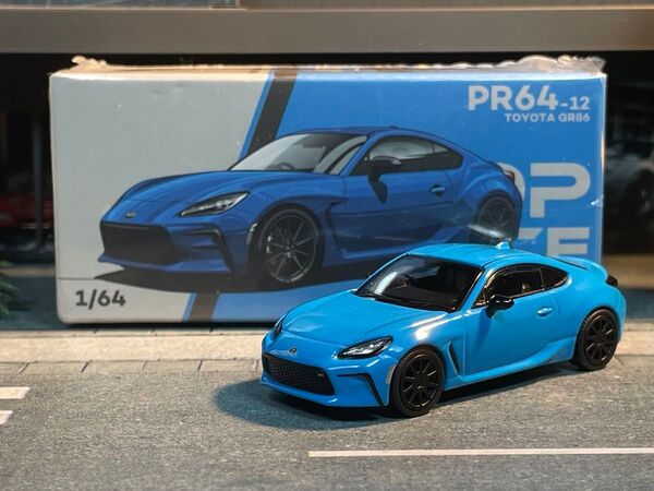 ポップレース 1/64 トヨタ GR 86 絶版 POP RACE