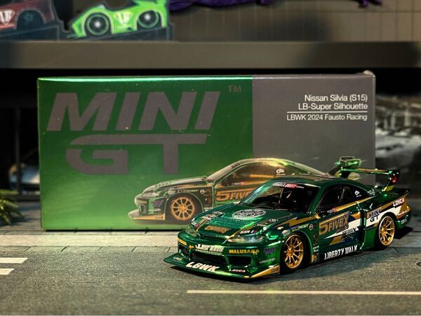 MINI GT 1/64 日産 LB スーパーシルエット シルビア n°858