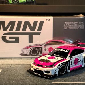 MINI GT 1/64 日産 シルビア LBスーパーシルエット オートフィネス