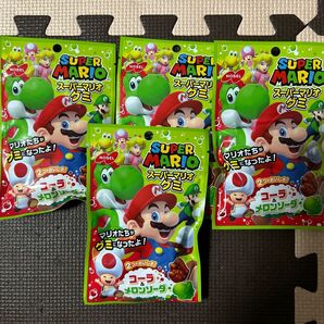 ノーベル製菓 スーパーマリオグミ コーラ&メロンソーダ 50g 4袋