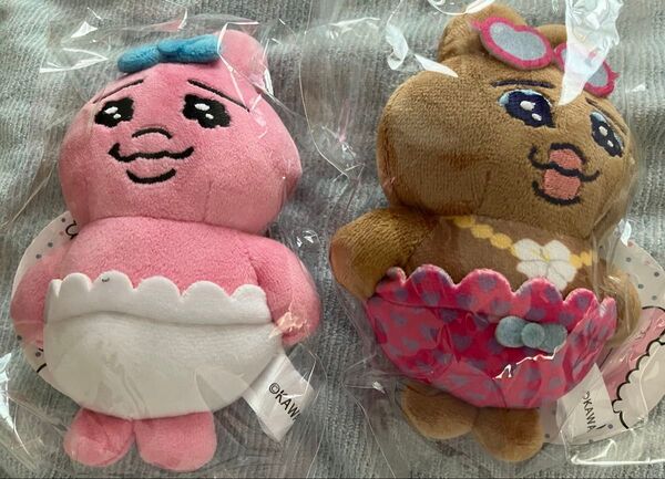 しまむら おぱんちゅうさぎぬいぐるみチャーム2個セット 日焼けギャル