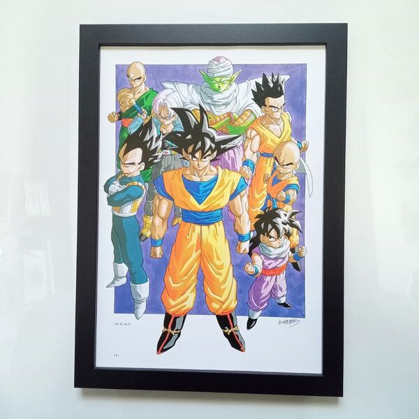 ドラゴンボール 扉絵 イラスト ポスター 額付き No.174 ①