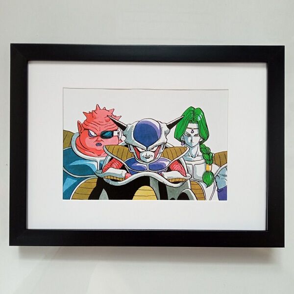 ドラゴンボール 扉絵 イラスト ポスター 額付き No.150