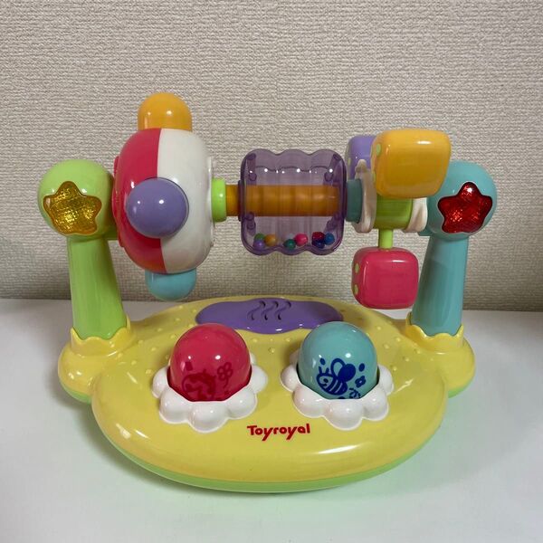 箱あり 知育玩具 Toyroyal トイローヤル まわしてクルクルサウンド