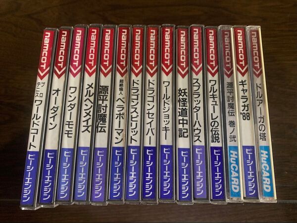 PCエンジン Huカード ナムコソフト15本 まとめ売り レトロゲーム