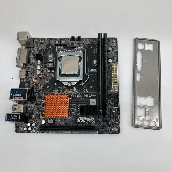 Core i5 7500T H110M-ITX/D3 メモリ12GB セット miniITX マザー CPU