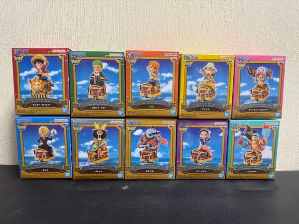 ワンピース ワールドコレクタブルフィギュア 麦わらストア ALL ABOARD!10種セット コンプリート