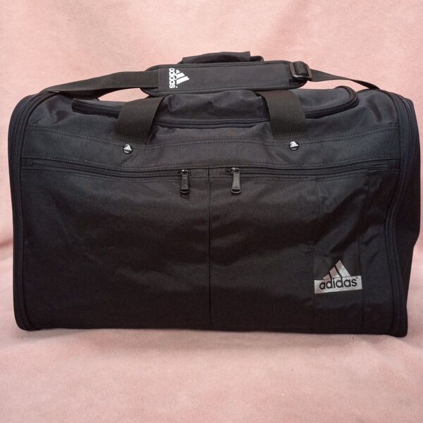 adidas アディダス ダッフル スポーツ バック 2way 100L 大容量 ボストン ショルダー 旅行 ブラック 黒