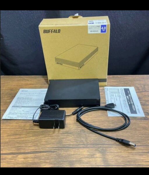 BUFFALO HD-AD4U3 外付けハードディスク 4TB