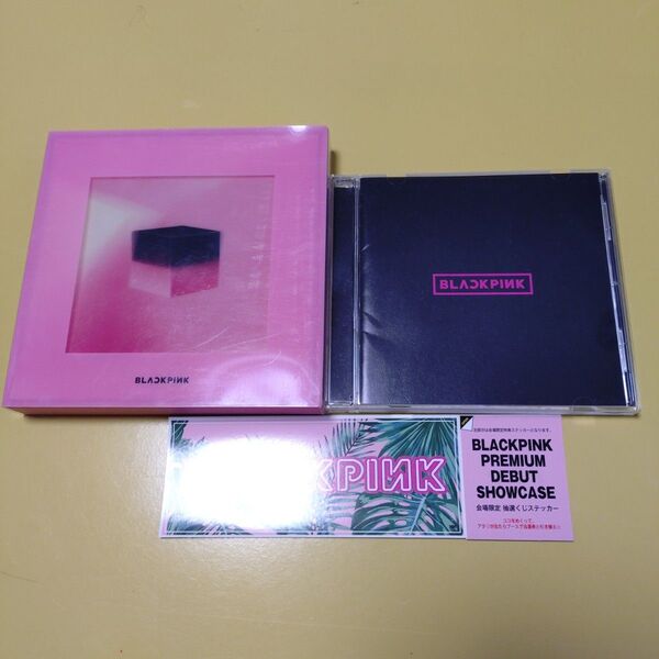 BLACKPINK 1st アルバム「SQUARE UP 韓国版 「BLACKPINK ステッカー付き CD 2点 セット